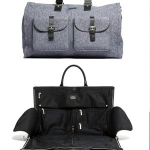 Hook and Albert weekend or garment bagGray